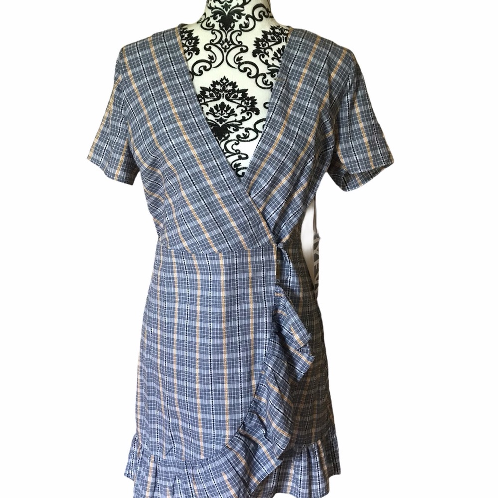 HYFVE PLAID MINI DRESS